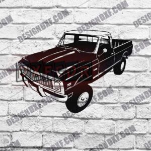 "Pickup Lifted 1970 DXF Files"