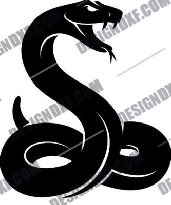 Snake DXF Files - Serpent CNC Cut Designs