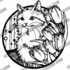 Cat DXF Files Collection